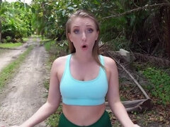 Negro, Mamada, Polla, Interracial, Al aire libre, Tímido, Adolescente