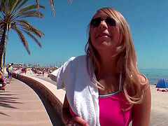 EXTREM super-cute GERMAN TEEN LENA MADE first porno AT BALLERMAN 6