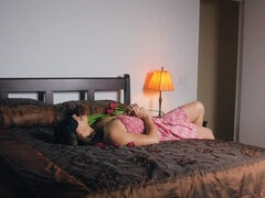 18, Hd, レズビアン, なめる, 淫乱熟女, 母, ティーン, オッパイの