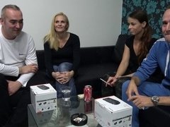 最高, デカ尻, フェラチオ, 手コキする, オナニー, ストッキング, 妻, 妻スワップ