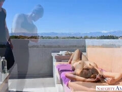 Anal, Sucer une bite, Brunette brune, Queue, Hard, Hd, Petite femme, Nénés