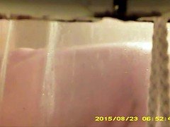 Gorda, Maduro, Mamá, Pezones, Ducha, Voyeur