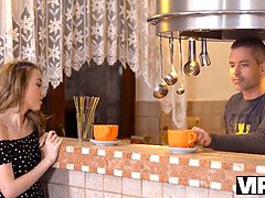 Latvian girl Jessi Empera is humped by her own father-in-law