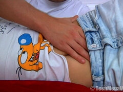 PISCES & RITA JALACE: Russian Teenies in Lingerie Threesome - Student Threesome