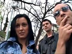 In den arsch, Tussi, Blasen, Doppelpenetration, Gruppensex, Gruppe, Hardcore