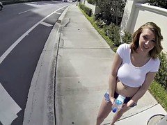 Amateur, Big tits, Public
