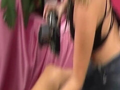 Rubia, Lesbiana, Lencería, Mucama, Masturbación