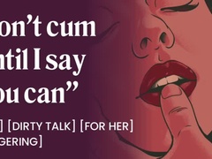 Female JOI Edging ASMR Audio: Control His Cum & Hear Him Moan