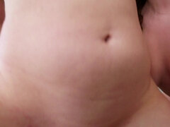 Sydney Paige and Eva Nyx blowing and riding lucky dude in POV