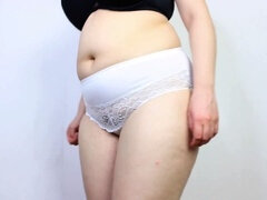 Grote kont, Reusachtig, Ondergoed, Natuurlijke tieten, Tieten likken