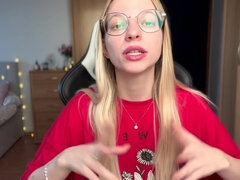 Leie, Sadomasochismus, Blondine, Frau, Weibliche domination, Geld, Pov, Solo