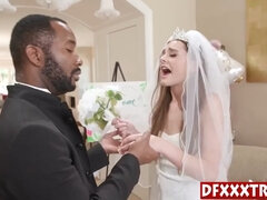 Black, Blowjob, Bride, Ebony, Hardcore, Interracial, Teen, Wedding