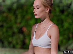 BLACKED Petite Blonde Baddies Kelly Collins And Nata Gold Share BBC