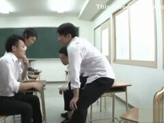 Asiatique, Gros seins, Collège université, Japonaise, Professeur, Train