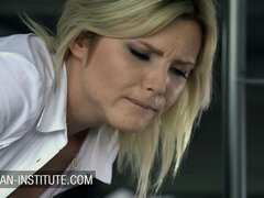 Anaal, Grote mammen, Blond, Pijpbeurt, Rondborstig, Hondjeshouding, Rijden, Tiener