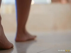 浴室, バック, 顔面騎乗, ヒール, 下着, 淫乱熟女, オマンコ, ストッキング