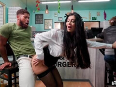 Большой член, Большие сиськи, Минет, Брюнетки, Член, Собачьи, Огромные размеры, Секретарша