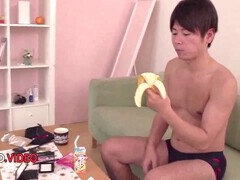 Asiatisch, Blasen, Japanische massage, Milf