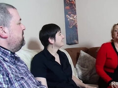Anaal, Stel, Gek, Sperma shot, Hardcore, Rijpe lesbienne, Naakt, Nylonstof
