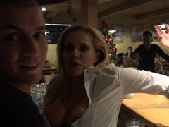 Czech milf and passionate gangbang