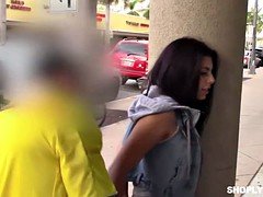 Teen thieves Charity and Zoey hot 3some fuck