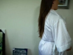 デカチン, フェラチオ, ぽちゃ, 中出し, 下着, 熟年, オージー, 締まりの良い