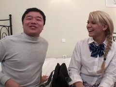 Asiático, Mamada, Corrida, Hd, Interracial, Japonés, Coño, Falda