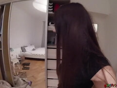 Girlfriends - Tantalizing Darkhaired Babe Lesbian Video Diary 1 - Vinna Reed