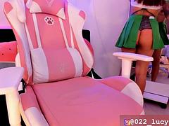 Braunhaarige, Masturbation, Solo, Netzkamera