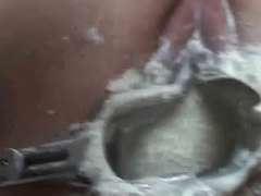 vagina cooking food moist and messy