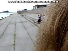 Leie, In den arsch, Blondine, Vollbusig, Hd, Masturbation, Im freien, Titten