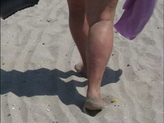 素人, ぽっちゃり, ビーチ, デカ尻, デカパイ, 熟年, 淫乱熟女, のぞき