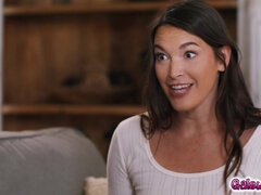 Katrina and Alina invites Jayden to a playful 3SOME