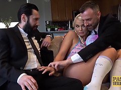 アナル, 緊縛, ブロンド, ボンデージ, 巨乳な, 口内発射, 服従, ラフ