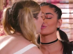 Teenage Lesbos Confess Feelings - Emily Willis, Mackenzie Moss