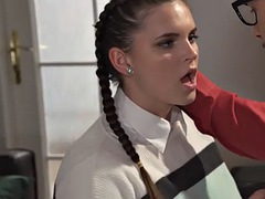 美女, デカチン, デカパイ, ぽちゃ, カップル, エロティック, ソフトコア, フェラする