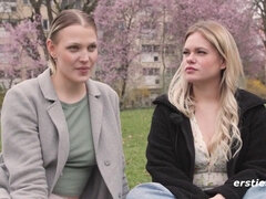 Masters Student Emma K And Pediatric Nurse Nina C Enjoy Lustful Play With