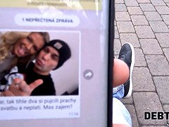 Sweet blonde drilled by hung collector right after the wedding