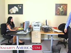 Audrey Bitoni gets drilled in the office