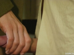 Arsch, Grosse titten, Blondine, Blasen, Weibliche domination, Hd, Reif, Muschi