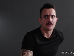 Anal, Sucer une bite, Homosexuelle, Branlette thaïlandaise, Branler, Muscle, Suçant, Tatouage
