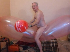 Papa, Homosexuelle, Grandpère, Branler, Latex, Solo