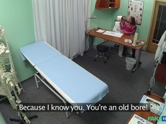 Leie, Betrug, Arzt, Fingern, Lecken, Krankenschwester, Büro, Pov