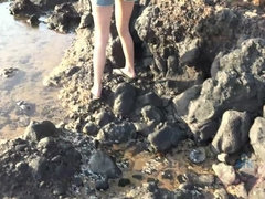 Пляж, Минет, Подружка, Ласковые ручки, Пухлые соски, Тощие, Курящие, Сиськи