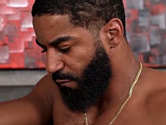 舐める尻, ぽっちゃり, デカチン, 黒人, フェラチオ, デブ, キス, なめる