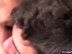 Amateur, Couple, Emocore, Petite amie, Hd, Cuisine, Léchez, Jarretelles