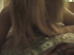 Hot blond MILF ho sucks and fucks dude's cock