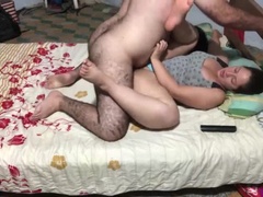素人, デカ尻, カップル, 自家製, キス