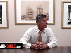Horny Mormon Girl Gave In To Temptation To Have Sex With Her Boyfriend