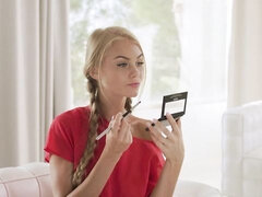 Erstaunlich, Blondine, Fingern, Klaffend, Handjob, Masturbation, Nackt, Jungendliche (18+)